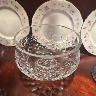 Sale Photo Thumbnail #203: Waterford Crystal footed bowl. $88. 