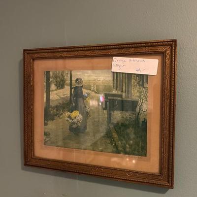 Sale Photo Thumbnail #483: Antique signed piece by Geroge Hitchcock. $44. 