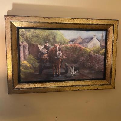 Sale Photo Thumbnail #26: Gorgeous hand varnished Limited edition canvas print by Philip Gray. Signed with COA. $120. Printed in Ireland. 