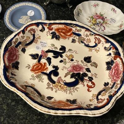 Sale Photo Thumbnail #413: Mason's Mandaly Ironstone platter. $42. 