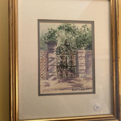 Sale Photo Thumbnail #101: Original watercolor by Renee Ravenel Mikele. $36. 