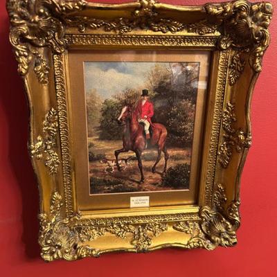 Sale Photo Thumbnail #126: Carvers & Guilders Equestrian piece by W.H. Hardy. England. $120. 