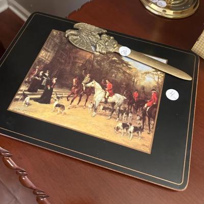 Sale Photo Thumbnail #595: Brass letter opener, $20. 