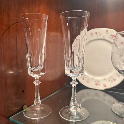 Sale Photo Thumbnail #184: Waterford Crystal pair of toasting champagne flutes. $48 for the pair. 
