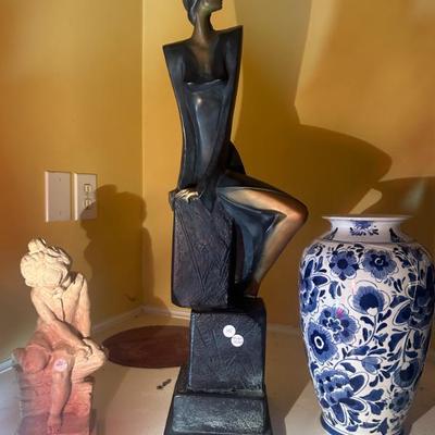 Sale Photo Thumbnail #351: Vintage Milano Designs Art Deco revival sculpture. $125. 