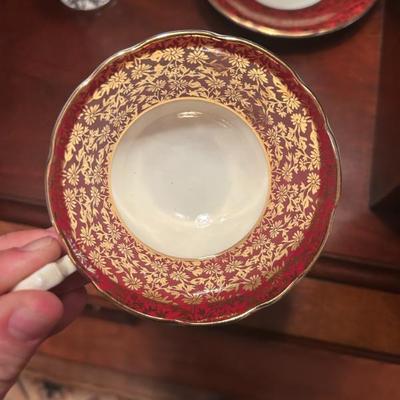 Sale Photo Thumbnail #208: Aynsley bone china teacup and saucer. $12 