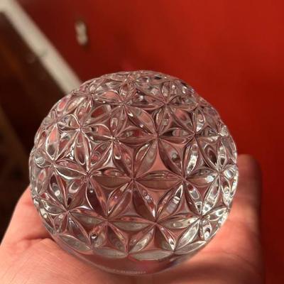 Sale Photo Thumbnail #141: Waterford Crystal heavy paper weight. $38
