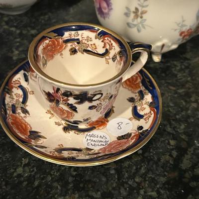 Sale Photo Thumbnail #416: Mason's Ironstone Mandlay teacup and saucer. $8. 