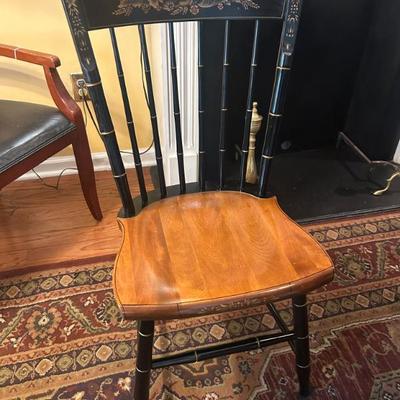 Sale Photo Thumbnail #64: L. Hitchcock chair. Made in Connecticut. $125. 