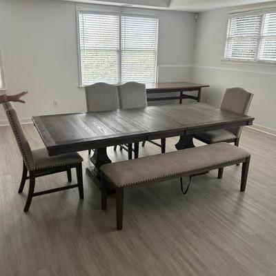 Sale Photo Thumbnail #5: ASHLEY JOHNELLE COLLECTION TABLE, CHAIRS & BENCH