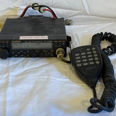 Yaesu Ft-5200 Dual Band Mobile Ham Radio VHF UHF 2- Untested