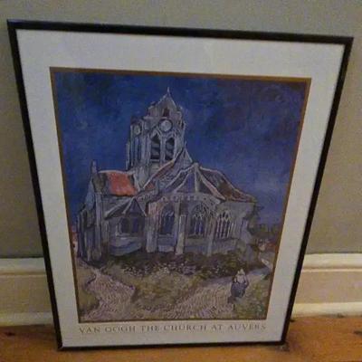 Van Gogh Print "The Church At Amvers