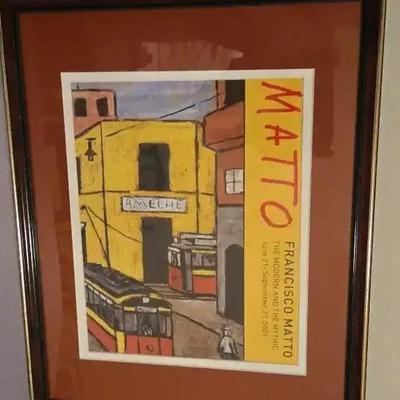 Francisco Matt Print "The Modern And The Mythic" 