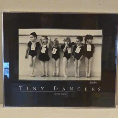 Hand Signed Framed "Tiny Dancer" Print By Morris Goen
