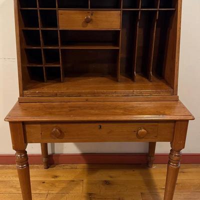 Antique Mail Sorting Desk