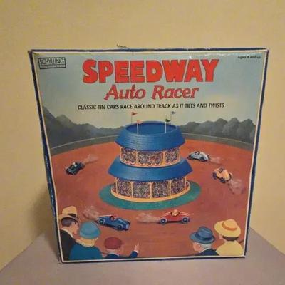Schylling Speedway Auto Racer Tin Cars Set