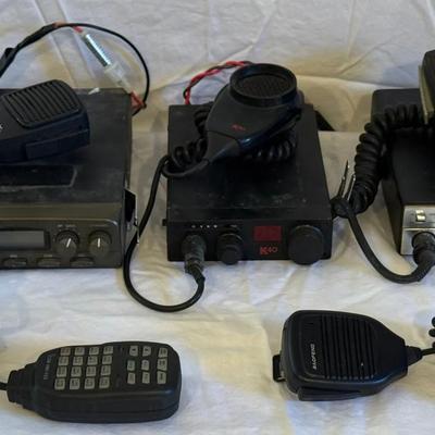 CB Radio and Microphones- Lot Of 5