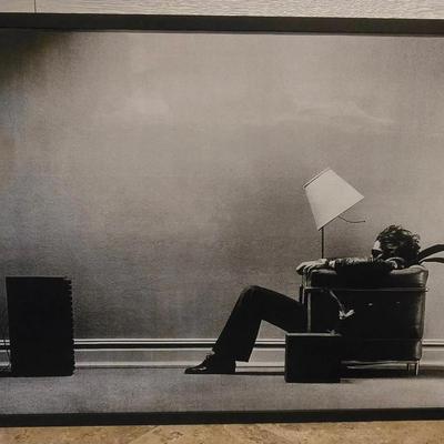 Maxell "Blown Away Guy" 25 x 37 Inch Framed Poster