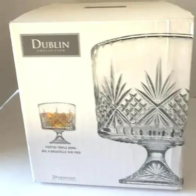 Irish Crystal Trifle Bowl
