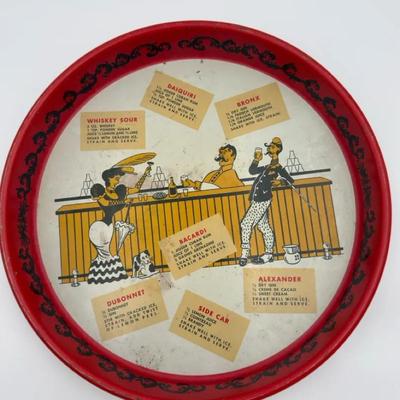Vintage Bar Tray