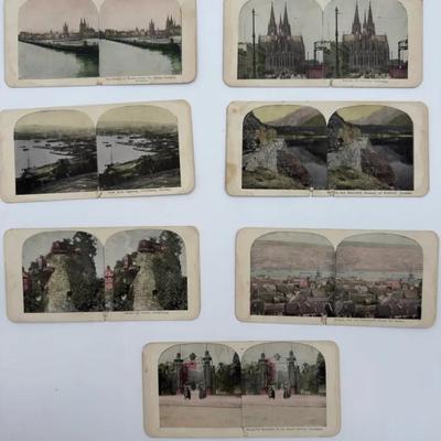 Stereoscope Cards Lot Of 21