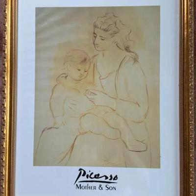 Picasso Print Mother & Son