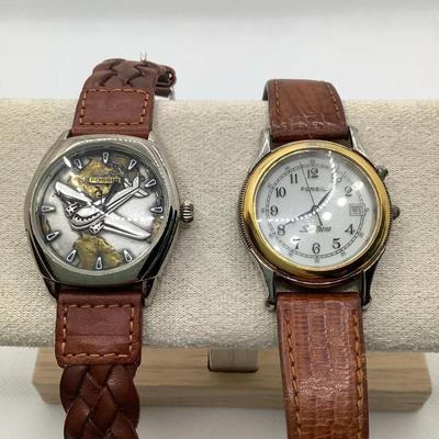Two Fossil Watches 