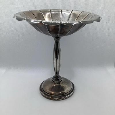 Weighted Sterling Silver Compote - W Co.