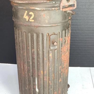 World War II  German Gas Mask Canister