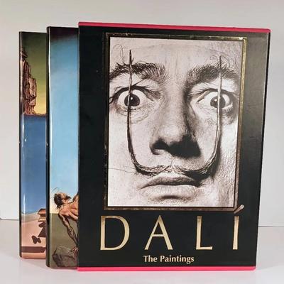 SALVADOR DALI 'The Paintings' - Large HCs - 1st Ed w/ Case