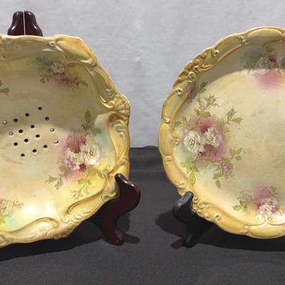 Rare 1800s Antique Ford & Sons Flower Cress Dish Imperial Windsor Ware England 