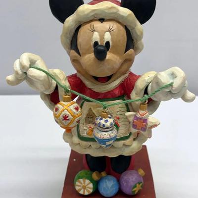 Disney Jim Shore Minnie Mouse's “Minnie’s Christmas Cheer” “Deck the Halls” with Original Box Mint