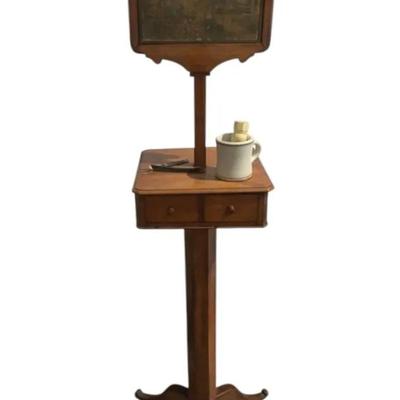 Victorian Gentleman’s Shaving Stand and Shaving Items  