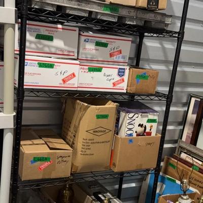 Shelf Tech System Heavy-Duty Black Wire Five Shelves Unit  