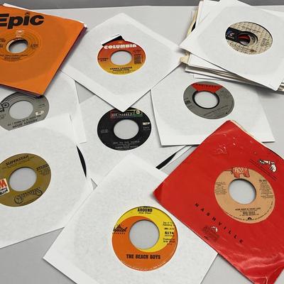 45 RPM Records From the 1960s-80s Popular Rock, Jazz, Disco, Easy,  Pop Plus More Music  