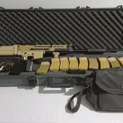 The Classic Army EX16 Mod 0 (MK16) Sportline AEG(Tan) Airsoft Rifle SEE DESCRIPTIONS FOR MORE DETAIL