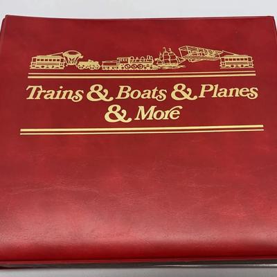 FLEETWOOD "Trains & Boats & Planes & More" Stamp Collection In Folder Mint   +L1 