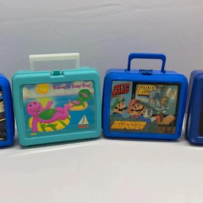 Vintage Nostalgic 1980s-90s Lunch Boxes and Thermos - SEE DESCRIPTION