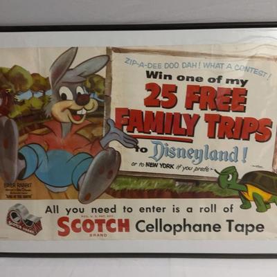 Original Movie/Entertainment 1955 Walt Disney’s Song of the South Scotch Tape ContestSEE DESCRIPTION