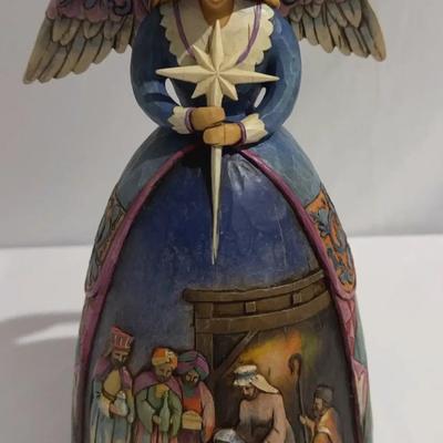 Jim Shore Angel Nativity Gown “A Star Shall Guild Us” No. 4003273 Figure 10.5” SEE DESCRIPTION
