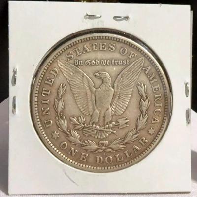 1921 Historic 90% Silver Morgan Dollar  +SB