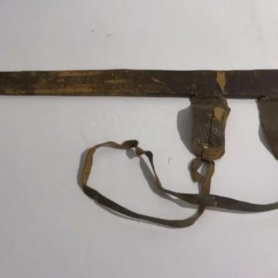 Antique African North African Sword Leather Sheath, Tuareg origin See Description for more details.