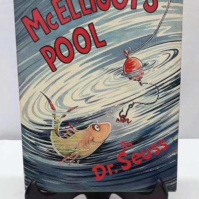 1947 First Edition Dr Seuss Mcelligot’s Pool Large Hardcover Original Dust Jacket SEE DESCRIPTION