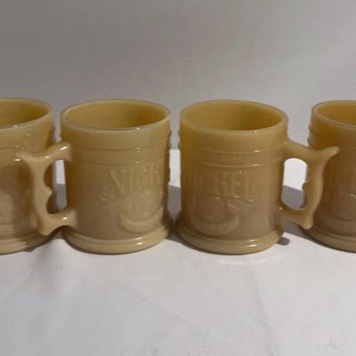 Vintage 1980s Legendary Indian Buffalo Nickel Whataburger Coffee Promotional Mugs SEE DESCRIPTION