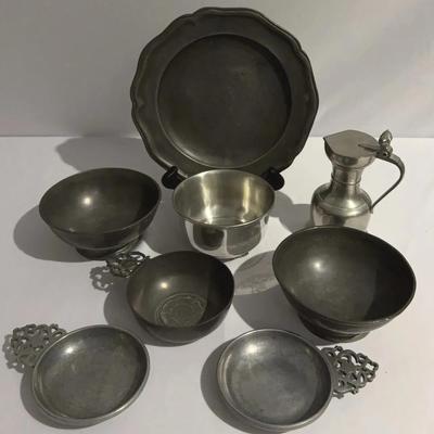 18th-20th Century American , British, Dutch Pewter