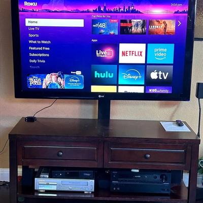 BN118 55” LG TV With Entertainment Cabinet/Stand