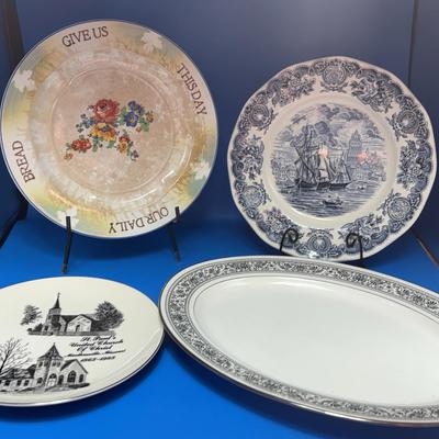 BN274 Decorative Plates & Noritake Ivory China Platter