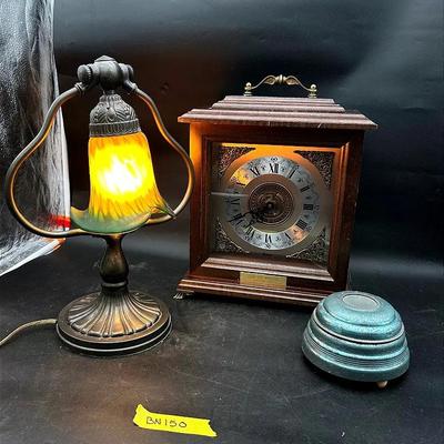 BN150 Art Nouveau style table lamp W/ruffled tulip glass - More!!