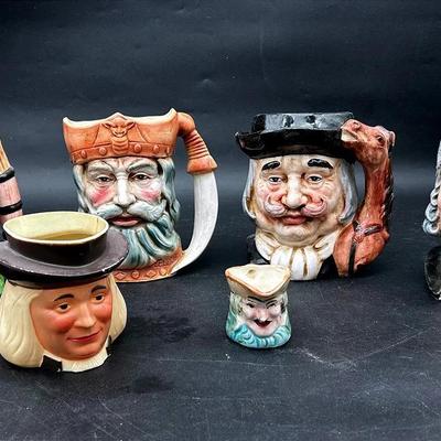 BN157 Variety Of Toby Character Mugs Collection & More