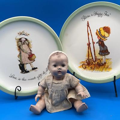 BN239 Vintage Holly Hobby And Baby Doll